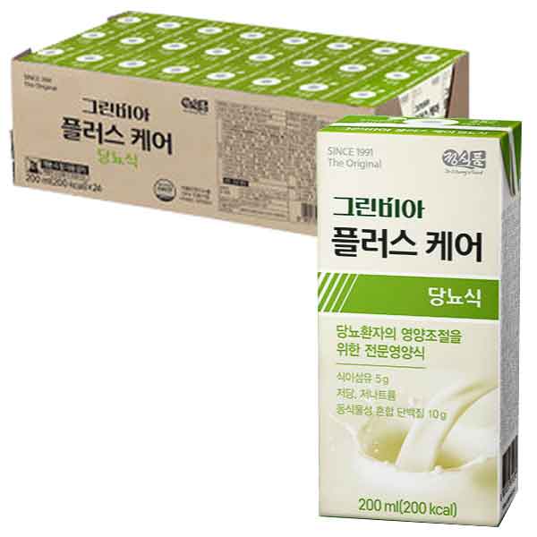 정식품 그린비아 플러스케어 당뇨식 200ml (144개)
