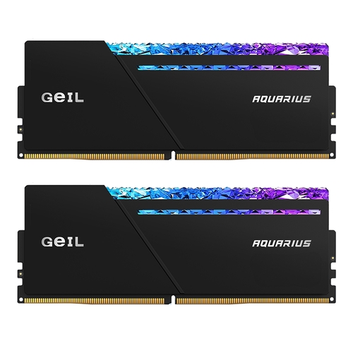 GeIL DDR5-6000 CL36 AQUARIUS RGB Diamond BLACK 패키지 (32GB(16Gx2))_이미지