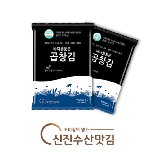 신진수산맛김  신진수산 바다를 품은 곱창김 5매 4g[20봉]