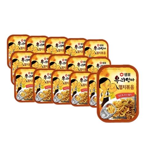 샘표식품 우리엄마 멸치볶음 50g (16개)_이미지