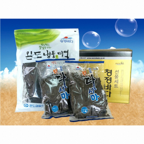 완도금일수협 해조 미역&다시마 선물세트 (1개)_이미지