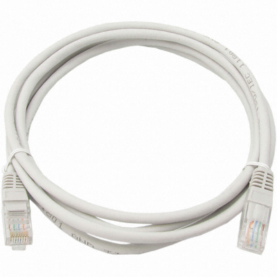 강원전자 NETmate CAT.5E UTP 다이렉트 랜케이블 그레이 (NMC-U515G, 1.5m)_이미지