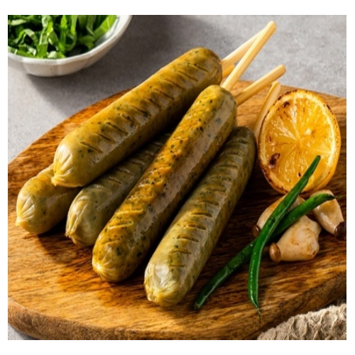 브랜드닭 닭가슴살 핫바 야채깻잎맛 70g (1개)_이미지