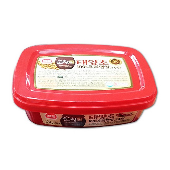 해표 순창궁 태양초 100% 우리 햅쌀 고추장 170g (1개)_이미지