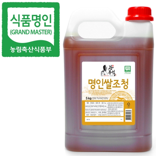 두레촌 강봉석 명인 쌀조청 5kg (1개)