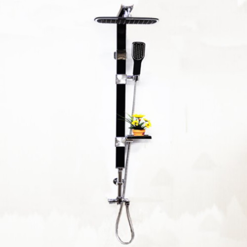 욕실플러스 블랙 사각 해바라기 샤워분리형 PL-5500_이미지