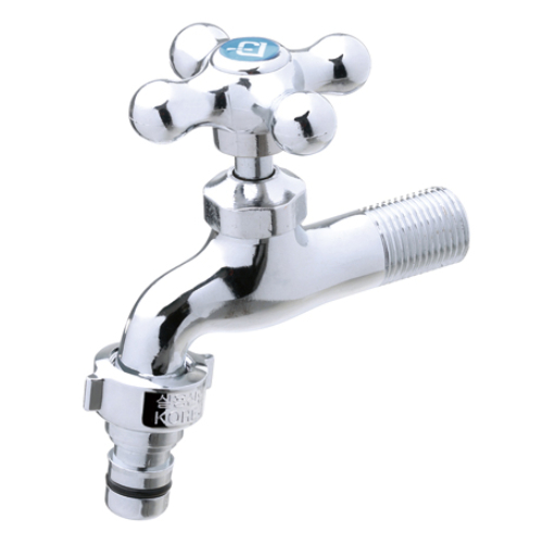 왕 분리형 십자핸들 가로꼭지 + 커플링