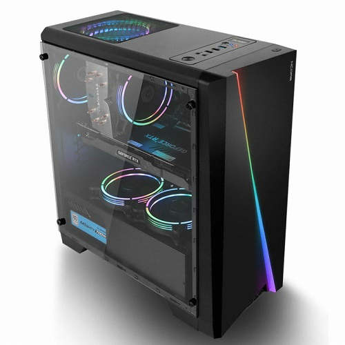 앱코 NCORE 플래쉬 강화유리 스펙트럼 RGB LAYER_이미지