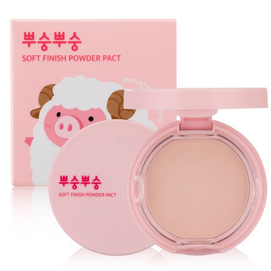 미팩토리 뿌숭뿌숭 핑크 파우더 팩트 9g (1개)