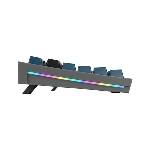 COX CK01V V광축 완전방수 사이드 RGB 게이밍 키보드 (블랙&틸)_이미지