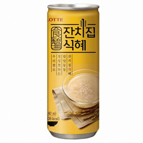 롯데칠성음료 잔치집 식혜 240ml이미지입니다. 누르면 해당 게시물로 새창이동합니다.