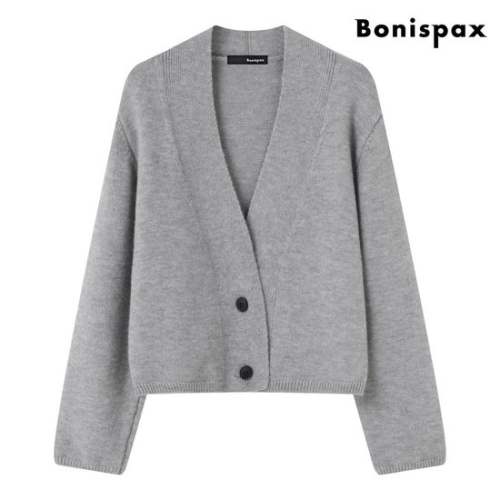 보니스팍스 심플 베이직 투버튼 니트 가디건 XP4CK003L0