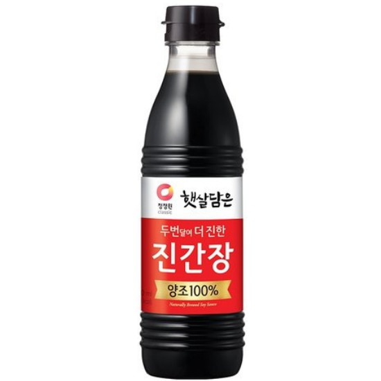청정원 햇살담은 두번달여 더 진한 진간장 500ml이미지입니다. 누르면 해당 게시물로 새창이동합니다.