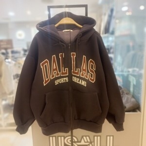 달라스 기모특양 후드집업 ULJM25NZ1