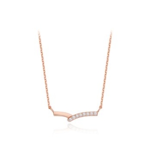 스톤헨지 실버 라인 큐빅 목걸이 SC25A05E