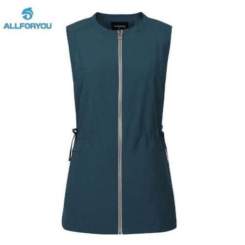  올포유 여성 SS 라운드 집업 베스트 ALVEM3251-904 105