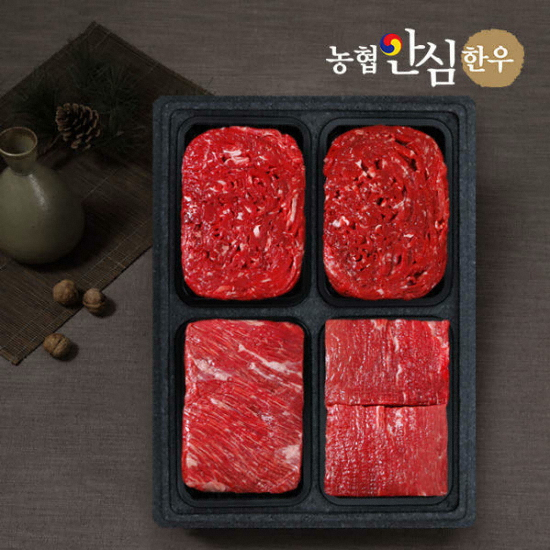 늘조은푸드 농협안심한우 1등급 일품정육세트 1.6kg이미지입니다. 누르면 해당 게시물로 새창이동합니다.