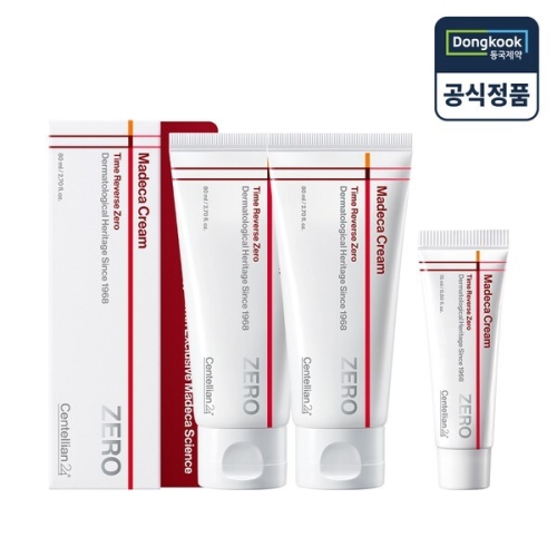 동국제약 센텔리안24 마데카크림 타임리버스 제로 80ml + 15ml (80ml 2개+15ml 1개)_이미지