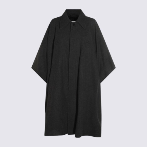 메종마르지엘라 MM6 루즈 핏 미드 렝스 코트 S52AH0083 M3547386