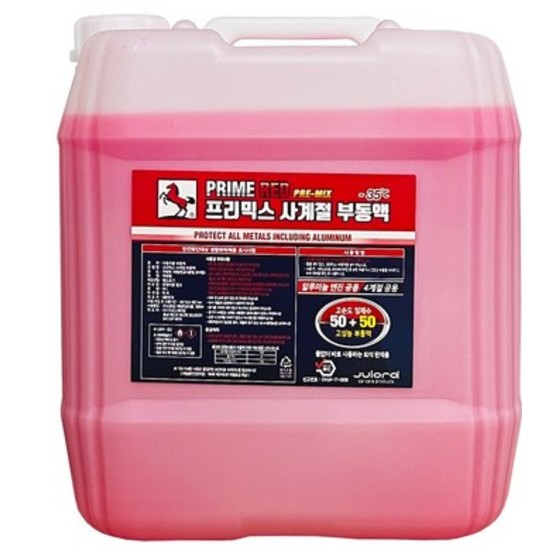 말표 프리미엄 사계절 부동액 빨강 18L_이미지