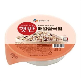 CJ제일제당 <b>햇반</b> 매일 잡곡밥 <b>210</b>g