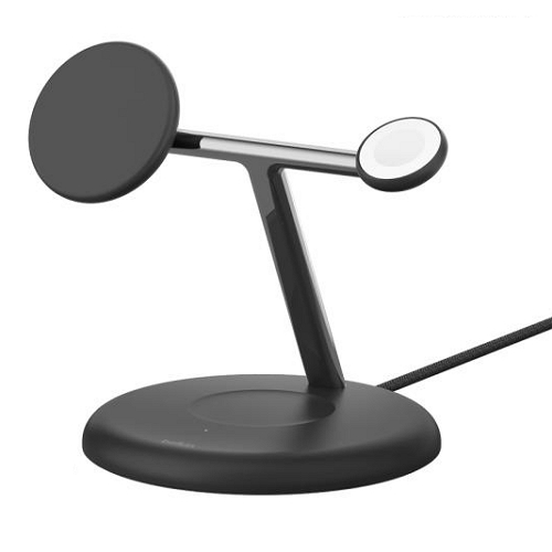 벨킨 부스트차지 프로 Qi2 15W 3in1 맥세이프 무선충전기 WIZ023kr (애플워치용)_이미지