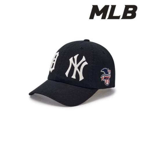 MLB 리그 로고 언스트럭쳐 볼캡 3ACPB215N-00BKS_이미지