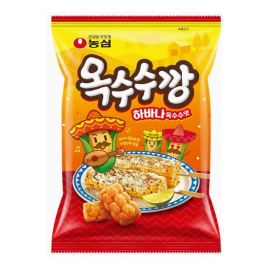 농심 옥수수깡 하바나옥수수 70g (16개)