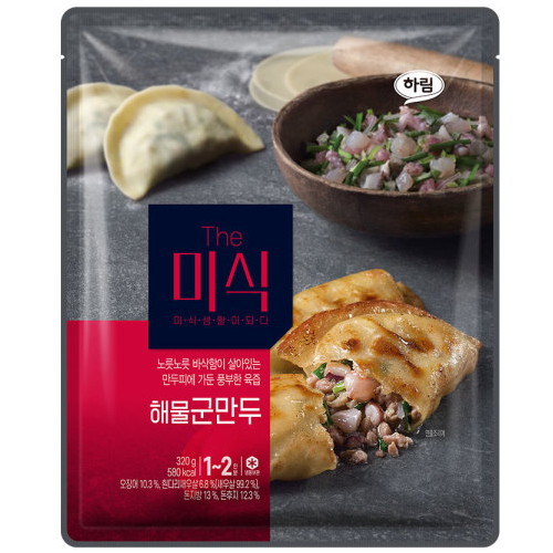 하림 The미식 해물군만두 320g이미지입니다. 누르면 해당 게시물로 새창이동합니다.