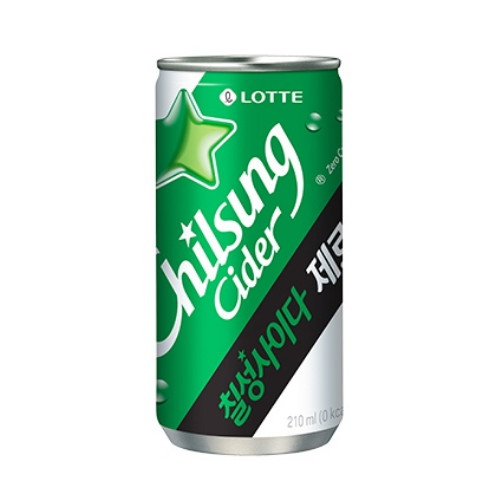 롯데칠성음료 칠성사이다 제로 210ml이미지입니다. 누르면 해당 게시물로 새창이동합니다.