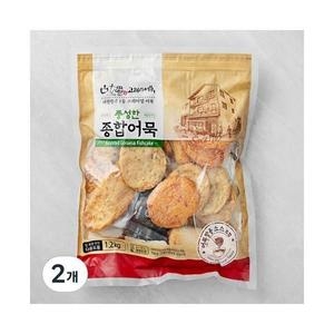 늘푸른바다 고래사어묵 풍성한 종합어묵 1.2kg [2개]