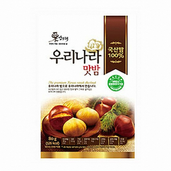 굿뜨래 밤뜨래 우리나라 맛밤 80g이미지입니다. 누르면 해당 게시물로 새창이동합니다.