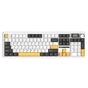 AULA F108 PRO 유무선 기계식 화이트 한글