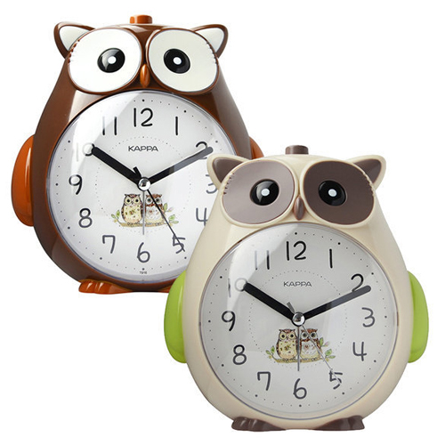 카파 부엉이 알람 탁상시계 T916