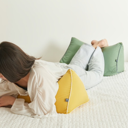 슬리브 삼각 등쿠션 미니