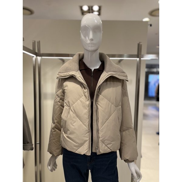 비지트인뉴욕 니트카라 구스다운 VZBDO73_이미지