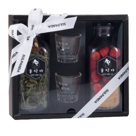 술판다 담금주 키트 2구 잔 세트 500ml (1개)_이미지
