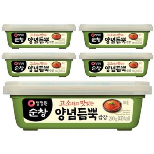 대상 청정원 순창 양념 듬뿍 쌈장 200g (5개)