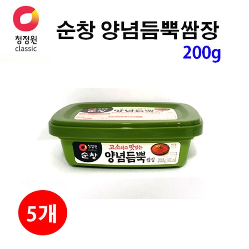대상 청정원 순창 양념 듬뿍 쌈장 200g (5개)