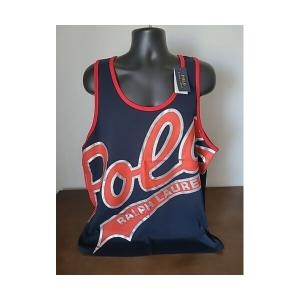 랄프로렌 폴로 빅 버블 로고 슬리브리스 셔츠 네이비 사이즈 XL 2889197