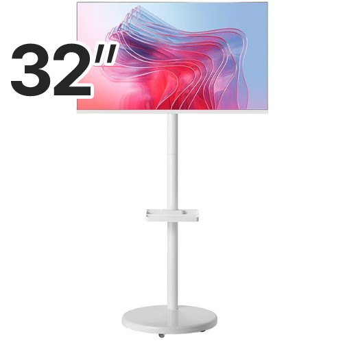 이노스 삼탠바이미 32FHD QLED 화이트 스마트 무빙 이동식 TV (이노스 FS-20)