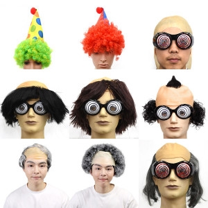 새로이벤트 대머리가발 광대가발 코믹 코메디 마빡이머리_이미지