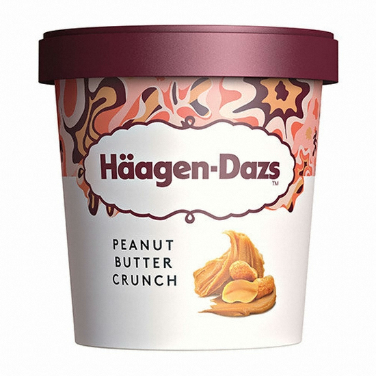 하겐다즈 피넛버터 크런치 파인트 아이스크림 473ml