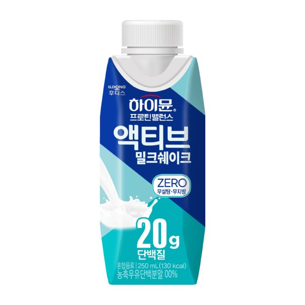 일동후디스 하이뮨 프로틴 밸런스 액티브 밀크쉐이크 제로 250ml (20개)_이미지