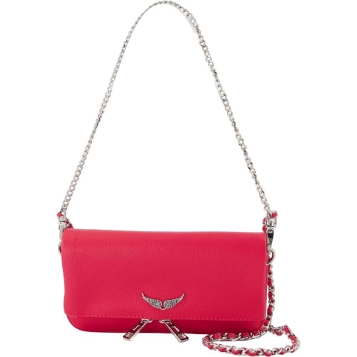 쟈딕앤볼테르 쟈딕 앤 볼테르 락 나노 지갑 온 체인 ZADIG VOLTAIRE 레더 핑크 LWBA03975-696 B0731654532_이미지