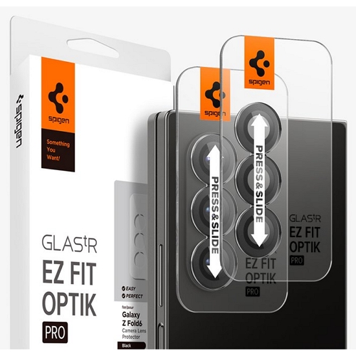슈피겐  갤럭시Z 폴드6 글라스tR 이지핏 옵틱프로 카메라 강화유리 보호필름 (렌즈 2매)