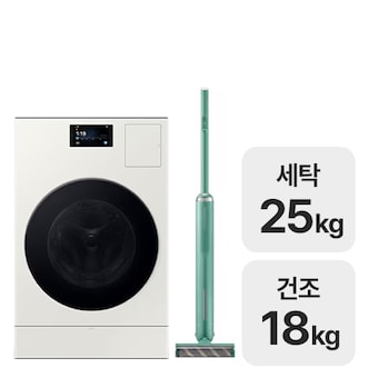 삼성전자 비스포크 AI 콤보 <b>WD90F25CHY</b> + 청소기 VS15A680AFN