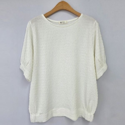 로라여유핏볼륨반팔티 NBU328M504 빅사이즈