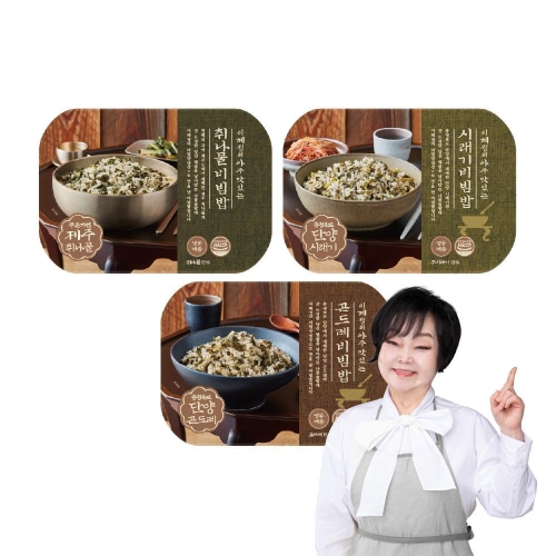 빅마마 이혜정의 아주 맛있는 나물밥 3종세트