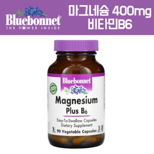 블루보넷 마그네슘 400mg 비타민B6 90베지캡슐